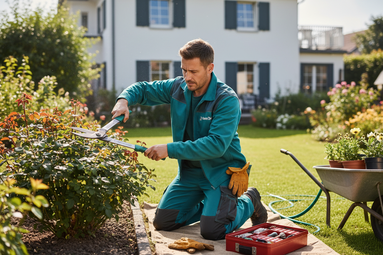 Garden and outdoor services for homes and businesses, including garden maintenance, fence repair, outdoor installations, and exterior upkeep solutions.